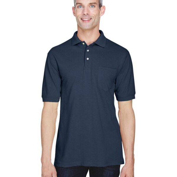Men's Easy Blend™ Polo with Pocket Thumbnail