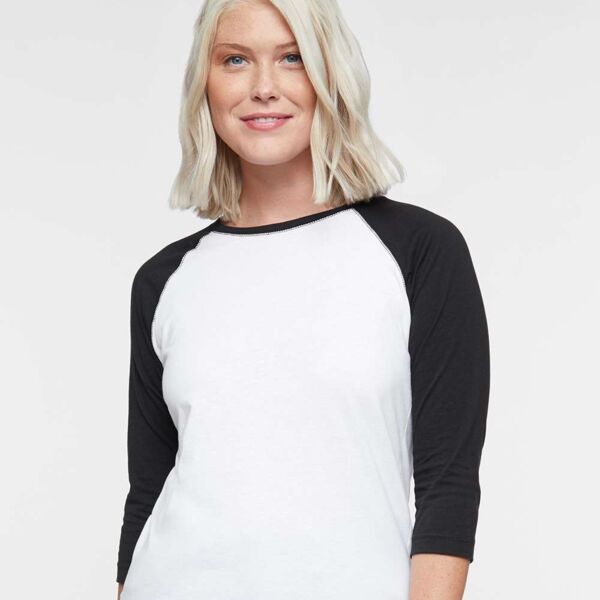 LAT LDY 3/4 SLV BBAL T Thumbnail